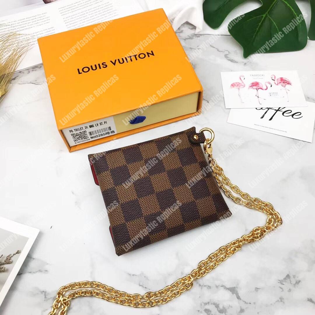 LV Kirigami Necklace Damier Ebene