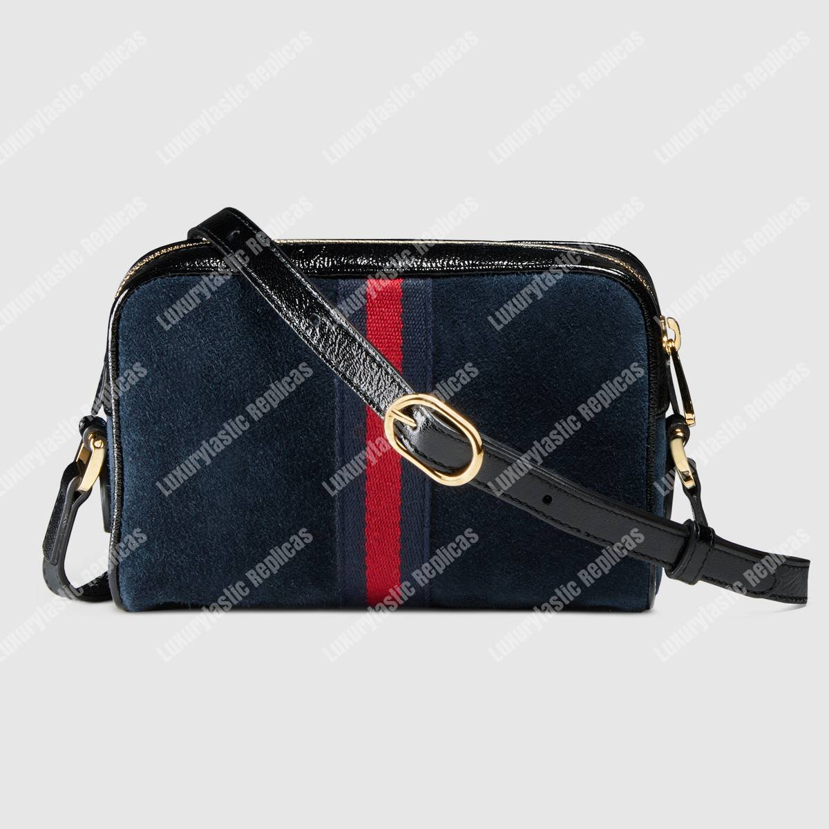 G*u*i ophidia suede mini bag blue