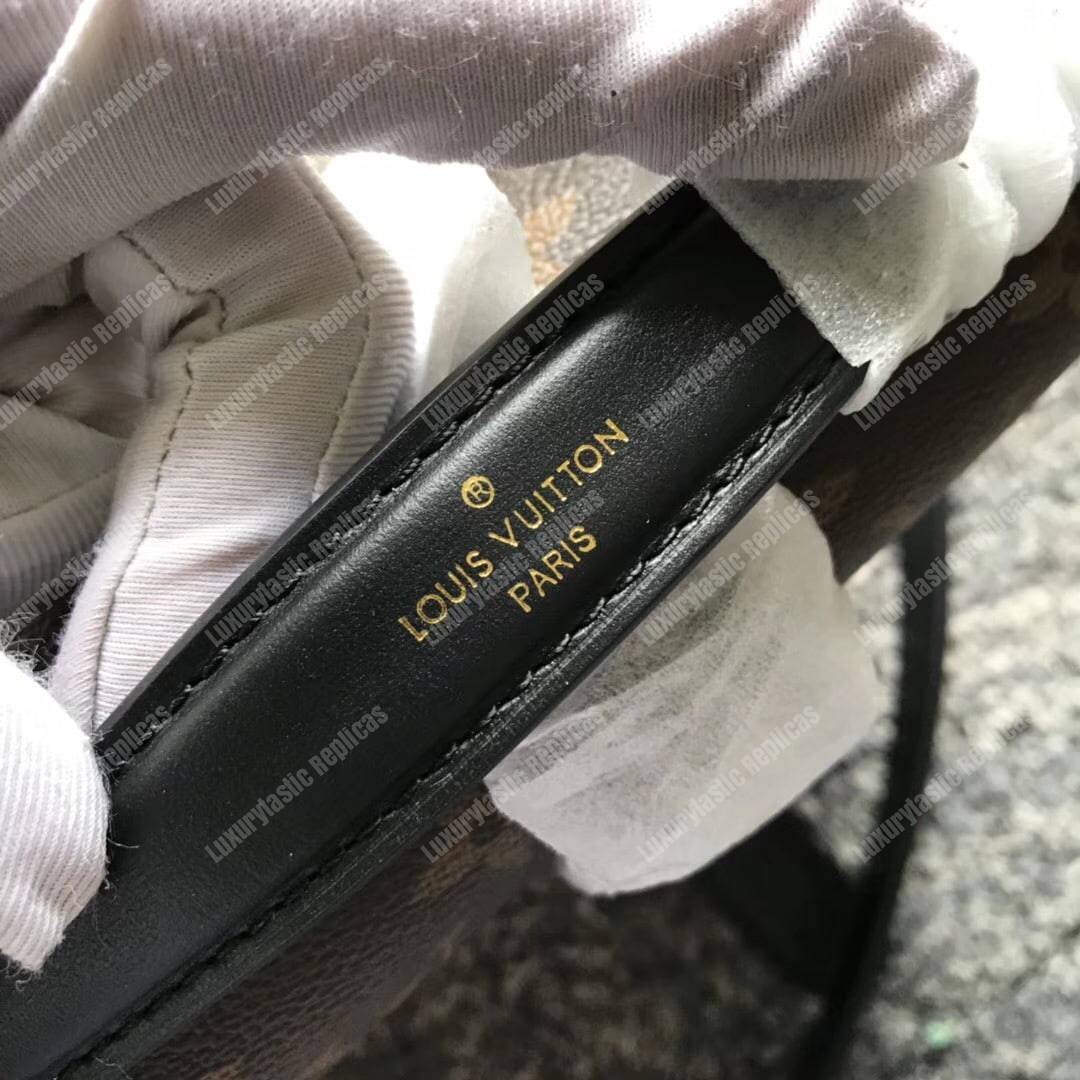 LV Chantilly Lock Monogram Noir