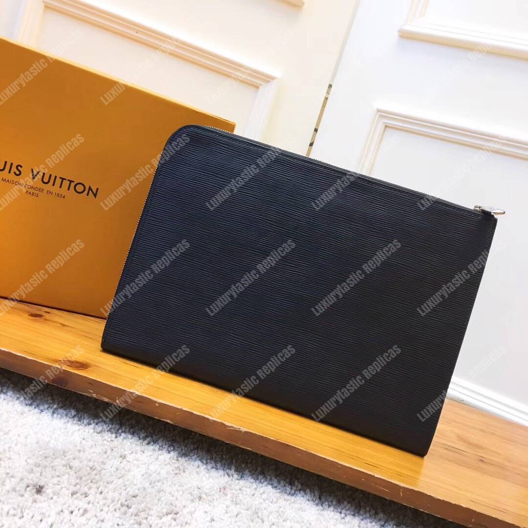 LV Pochette Jour GM Epi Leather Bleu Marine