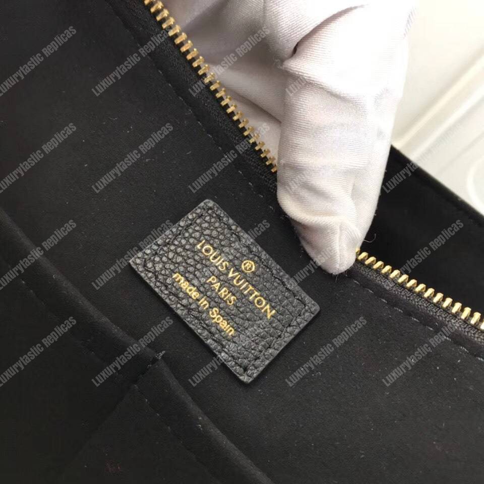 LV Surene MM Monogram Empreinte Leather Noir