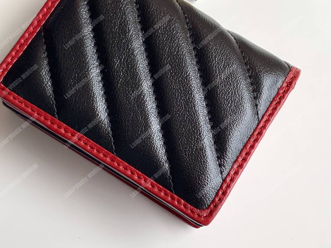 G*u*i gg marmont card case wallet black