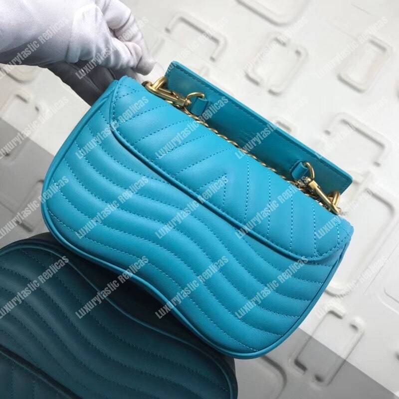 LV New Wave Chain Bag PM Malibu Green