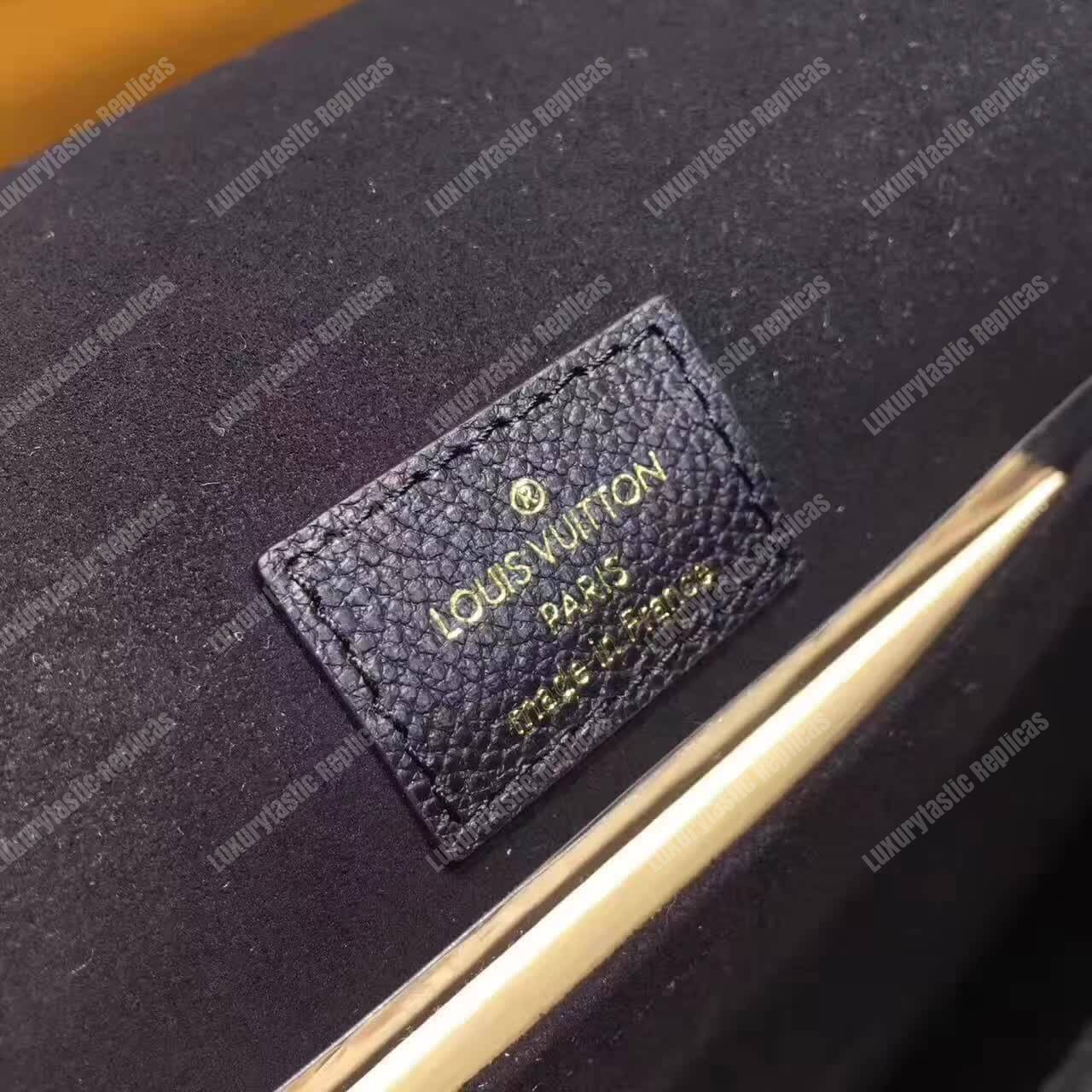 LV Junot Monogram Empreinte Leather Noir