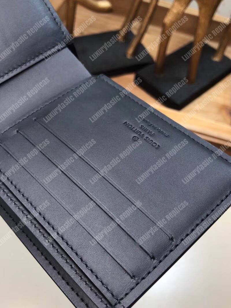 LV Fall-Winter 2018 Multiple Wallet Dark Infinity Leather
