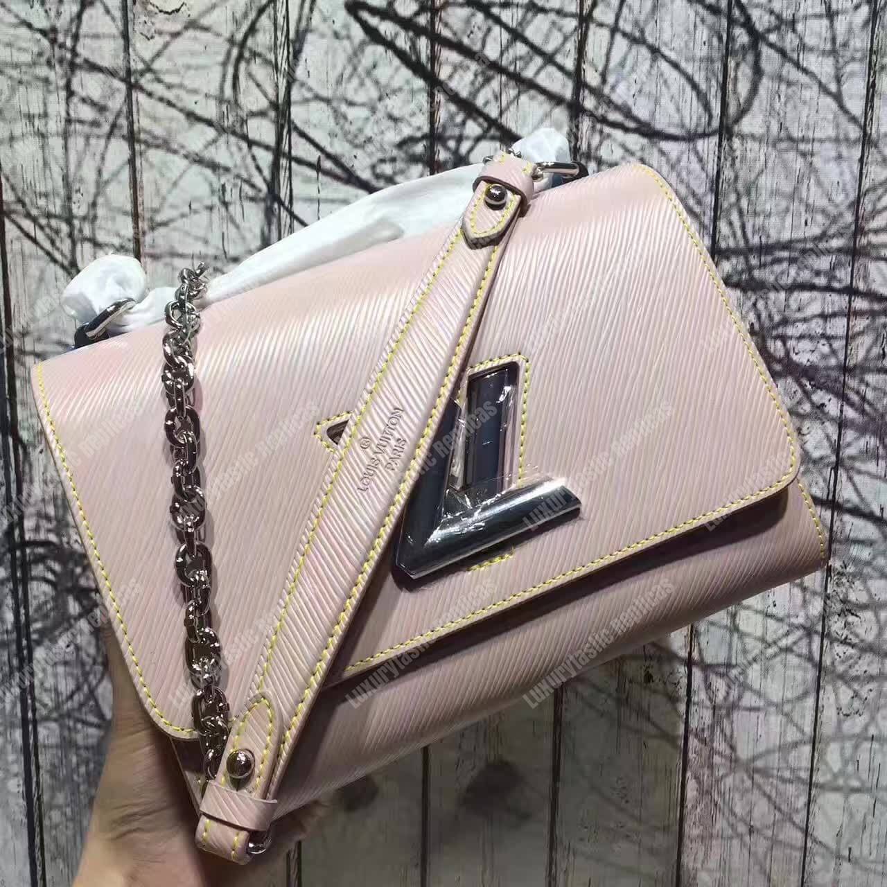 LV Twist MM Epi Leather Rose