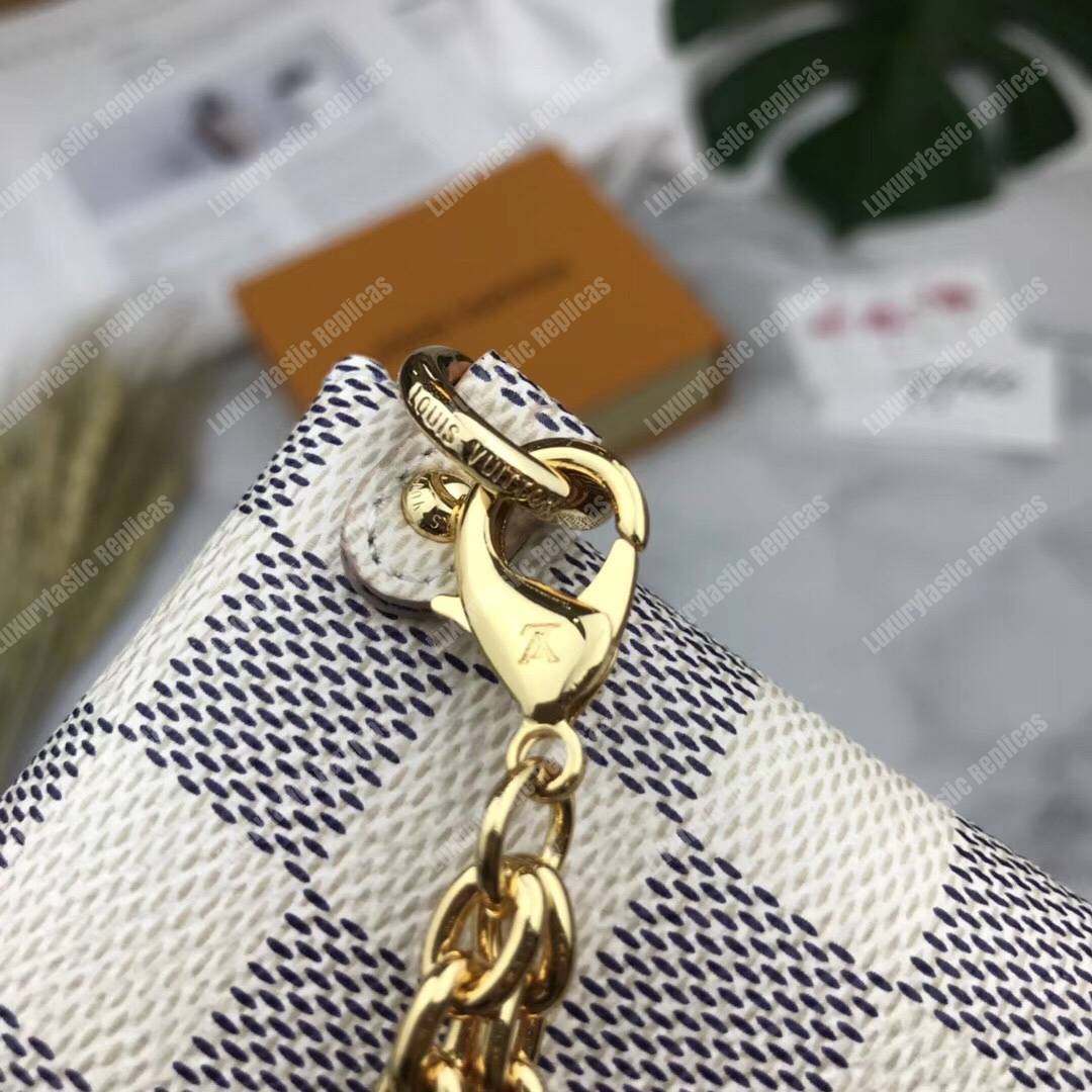 LV Kirigami Necklace Damier Azur