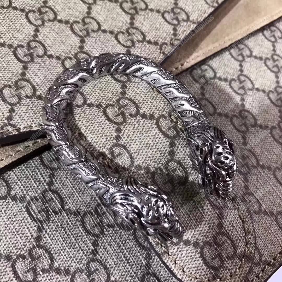 G*u*i dionysus small gg shoulder bag beige brown