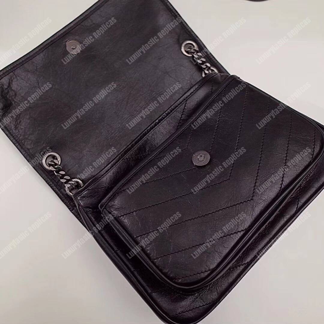 Saint Laurent Niki Medium Black Vintage