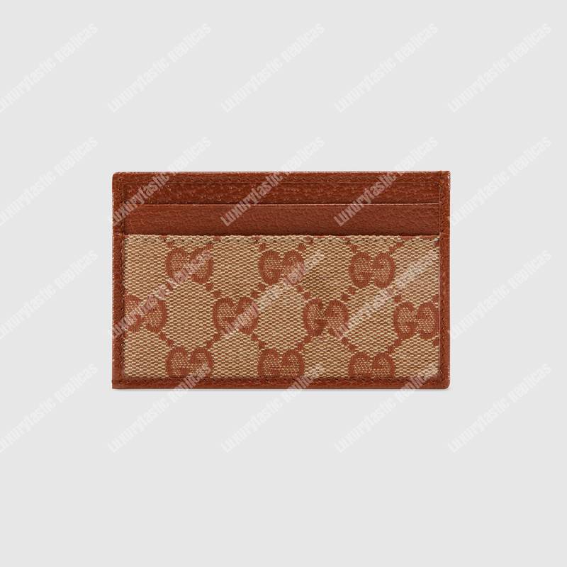 G*u*i card case with ny yankees patch beige
