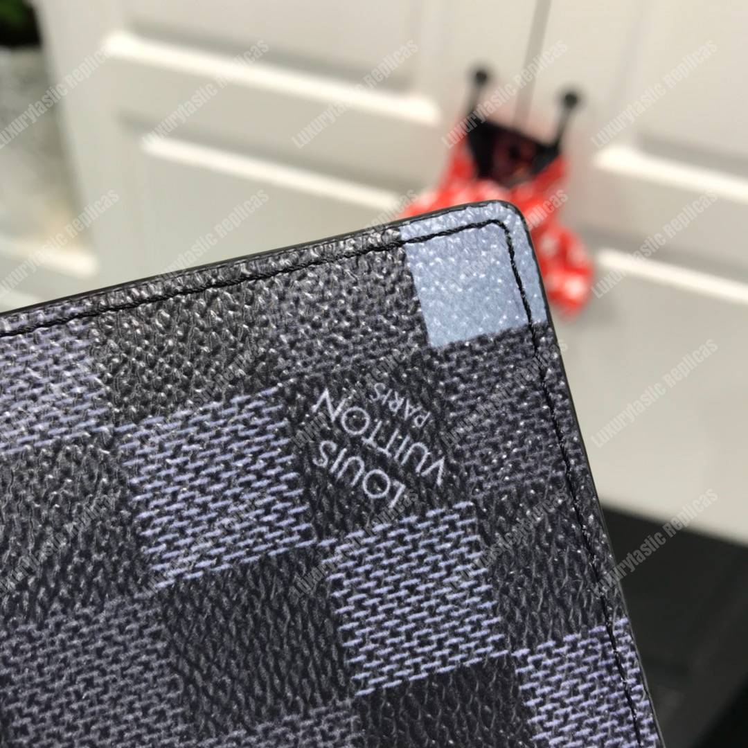 LV Pocket Organizer Damier Graphite Pixel
