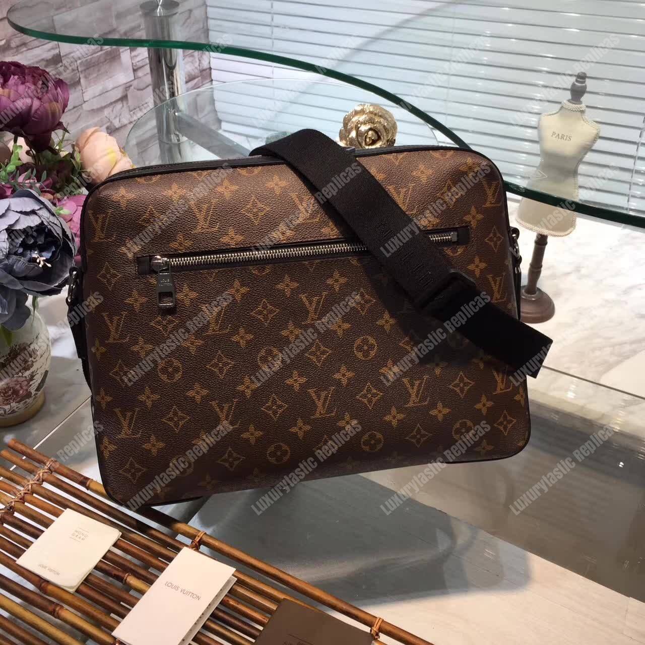 LV Torres Shoulder Bag Monogram Macassar