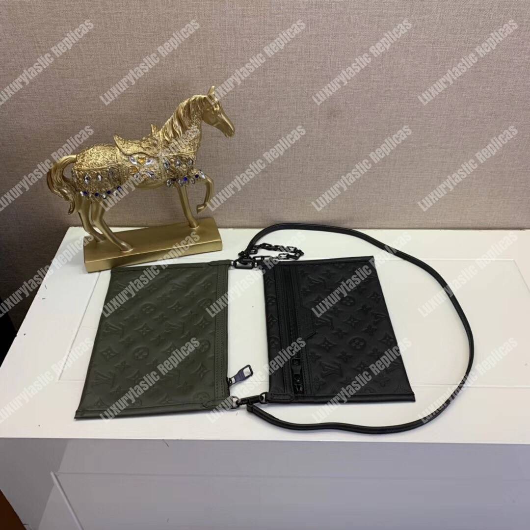 LV Double Flat Messenger Monogram Shadow