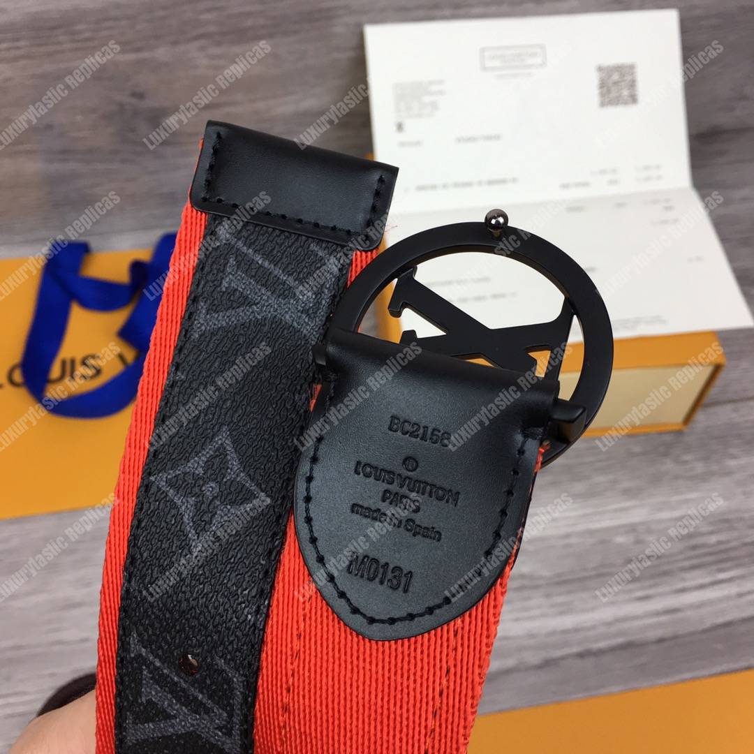 LV Circle 40mm Belt Red