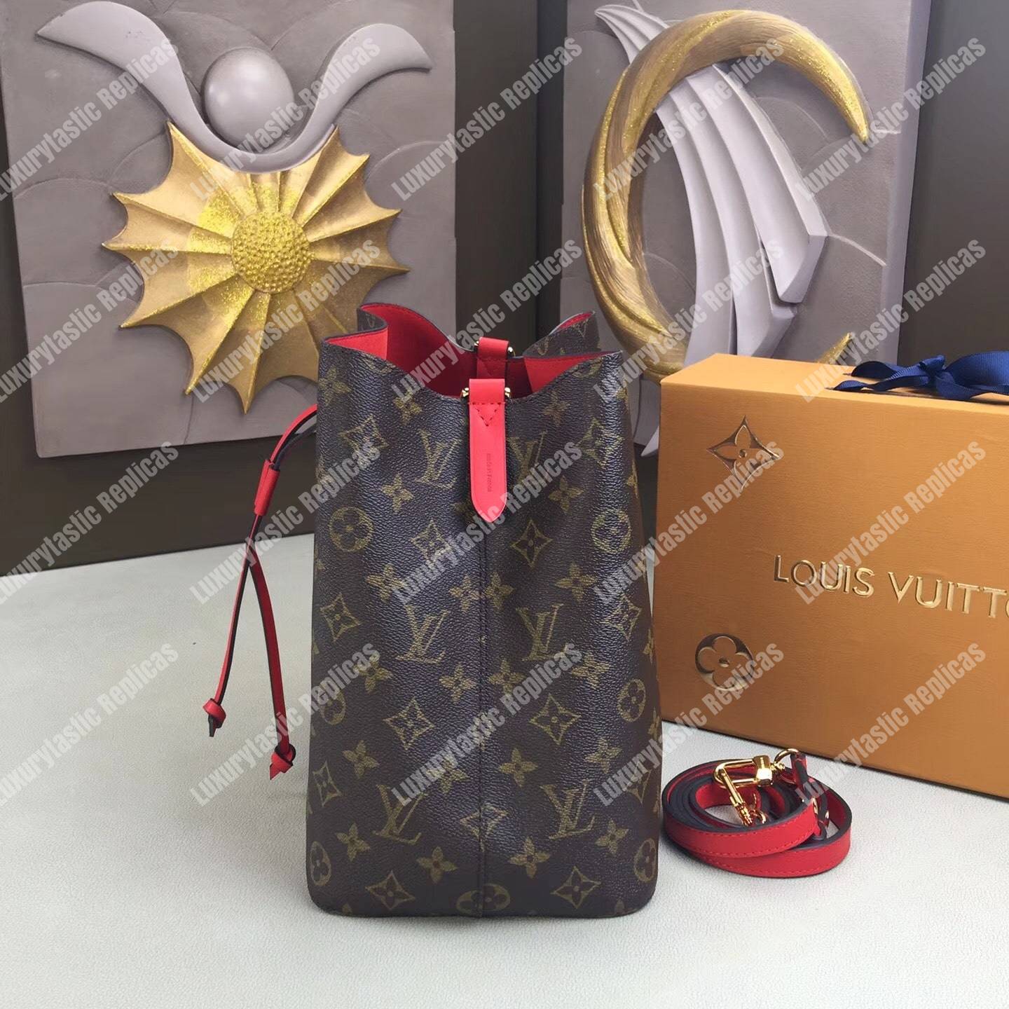 LV NéoNoé Monogram Special Edition Red