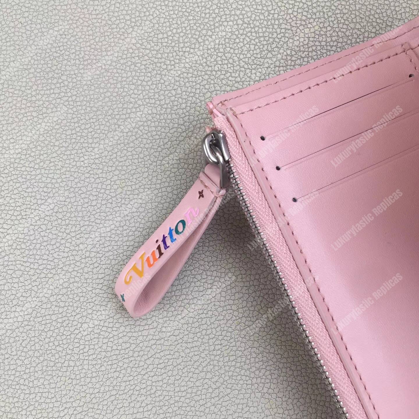 LV New Wave Compact Wallet Smoothie Pink