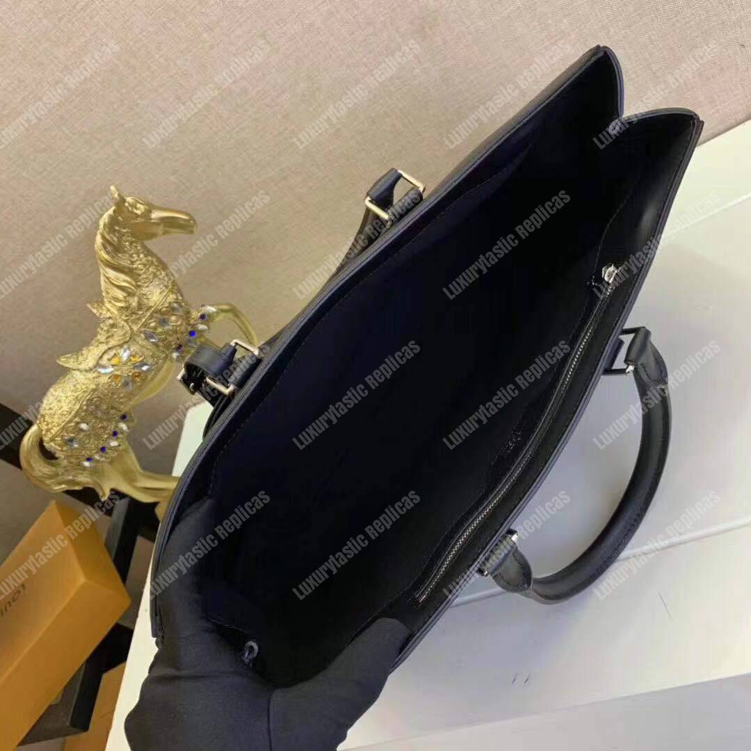 LV Grand Sac Epi Leather Black