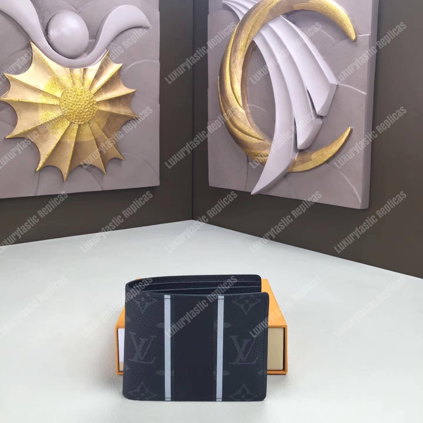 LV Multiple Wallet Monogram Eclipse Canvas HJ