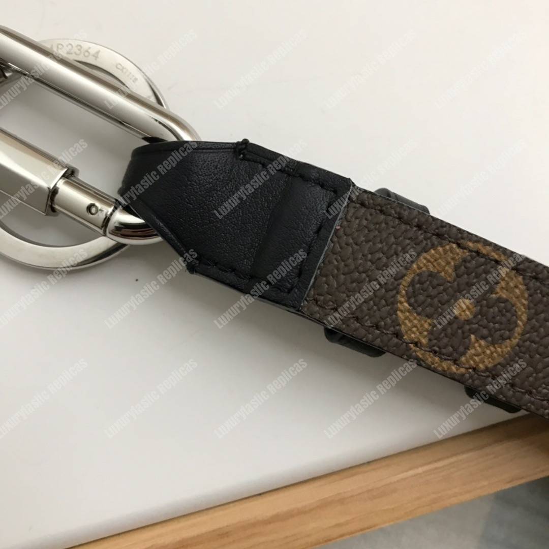 LV Harness Dragonne Bag Charm and Key Holder Monogram Canvas