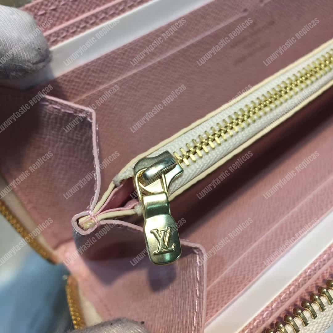 LV Clemence Wallet Damier Azur Canvas