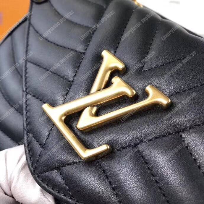 LV New Wave Chain Bag MM Noir