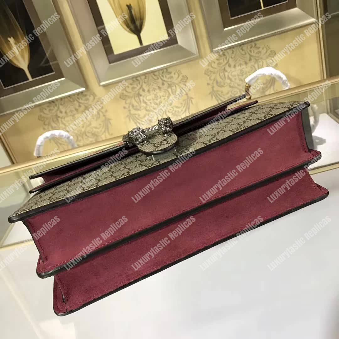 G*u*i dionysus blooms gg sup*e shoulder bag beige pink