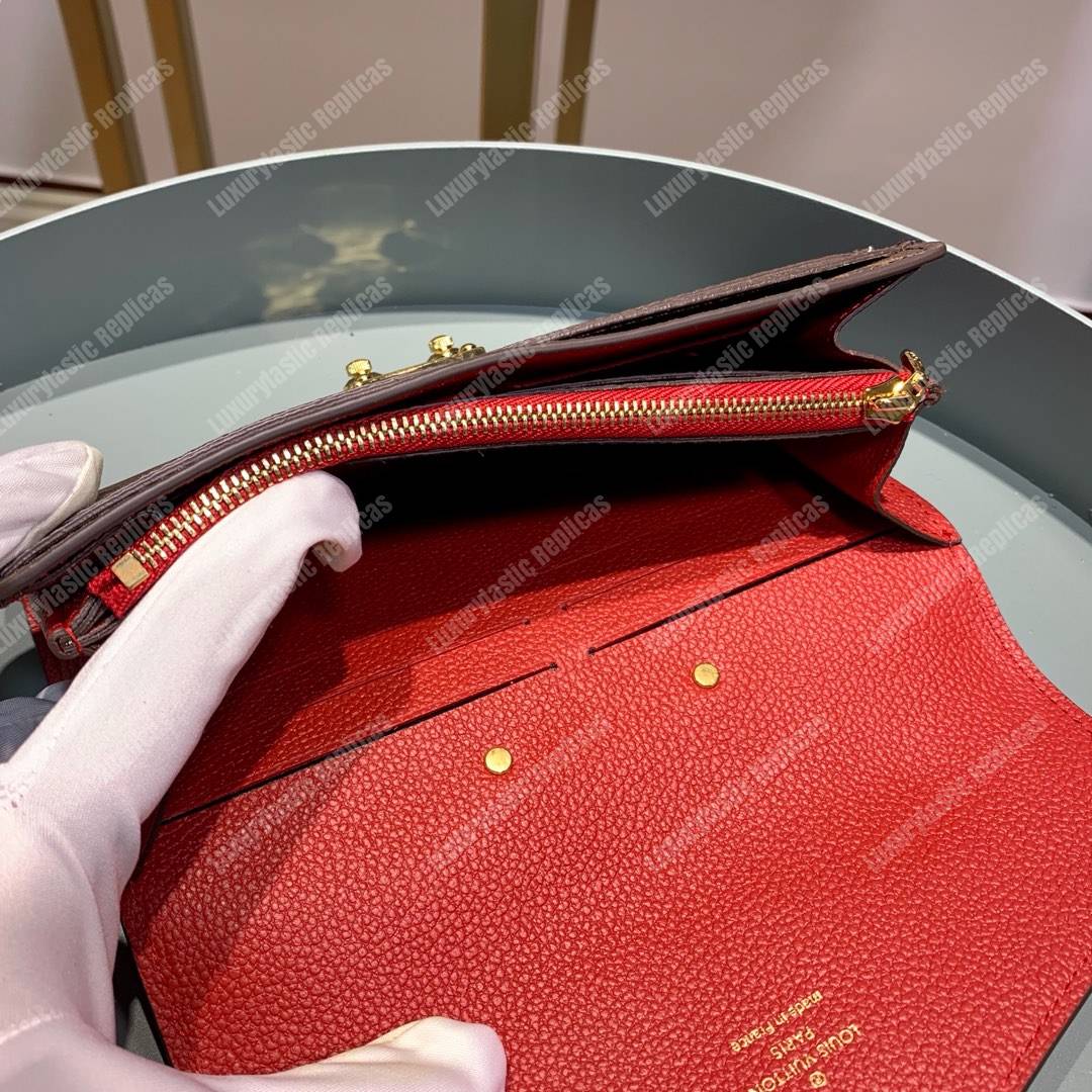LV Pallas Wallet Monogram Canvas Cerise