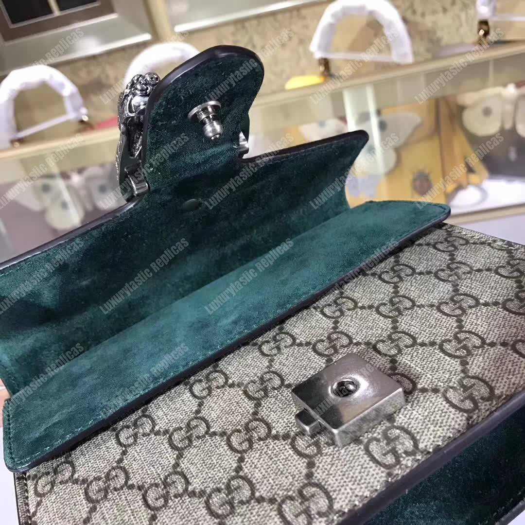 G*u*i dionysus mini gg shoulder bag beige green