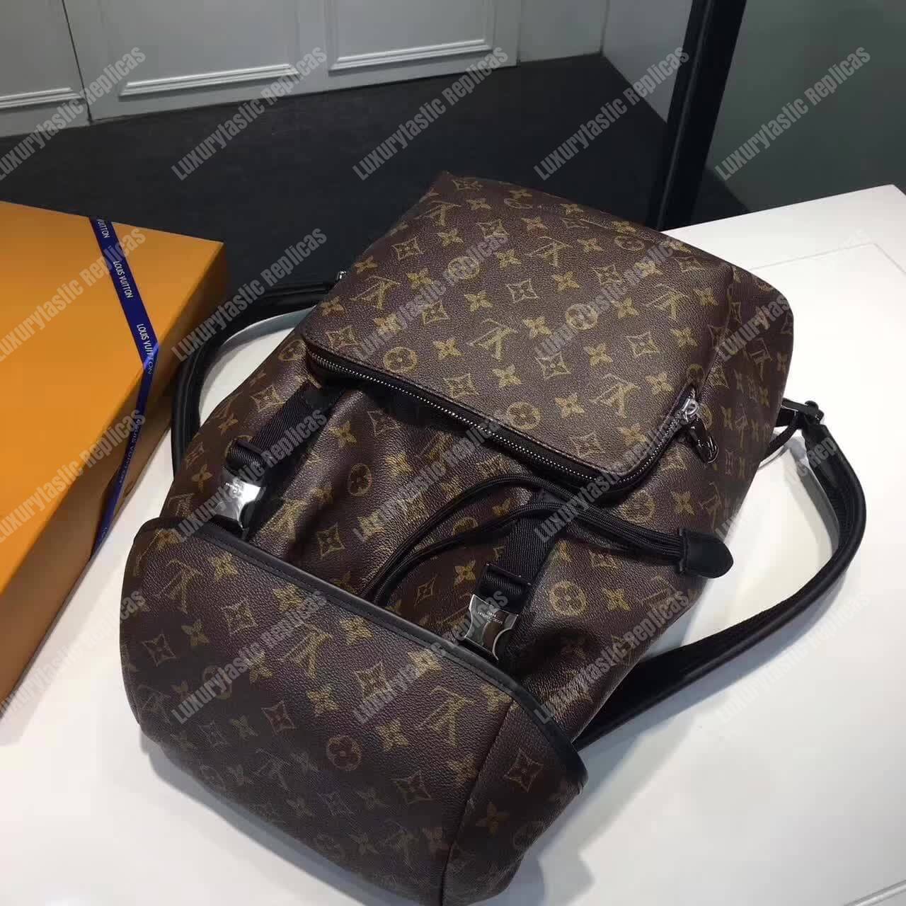 LV Zack Backpack Monogram Macassar Canvas