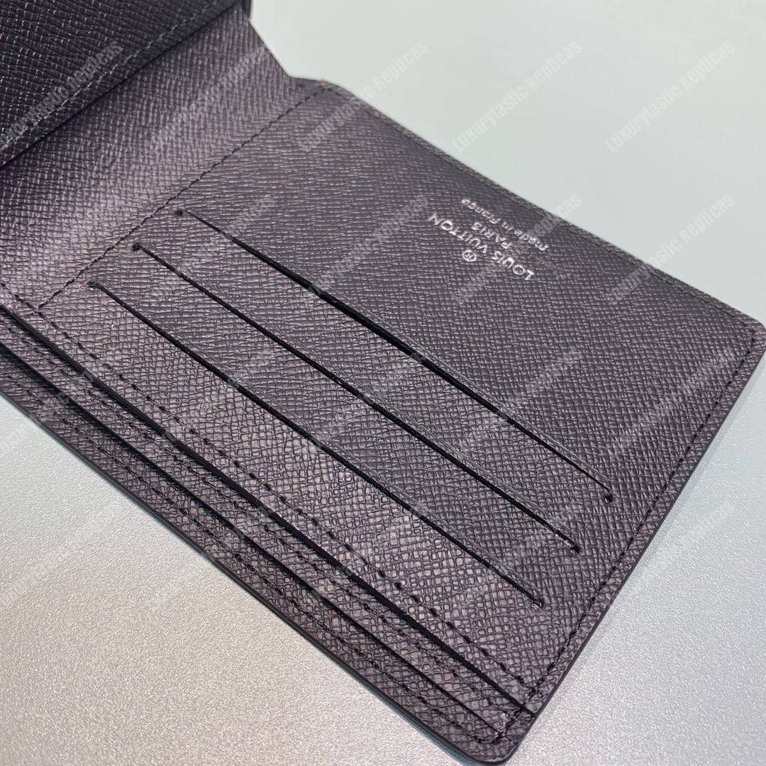 LV Flower Slender Wallet Monogram Eclipse Canvas