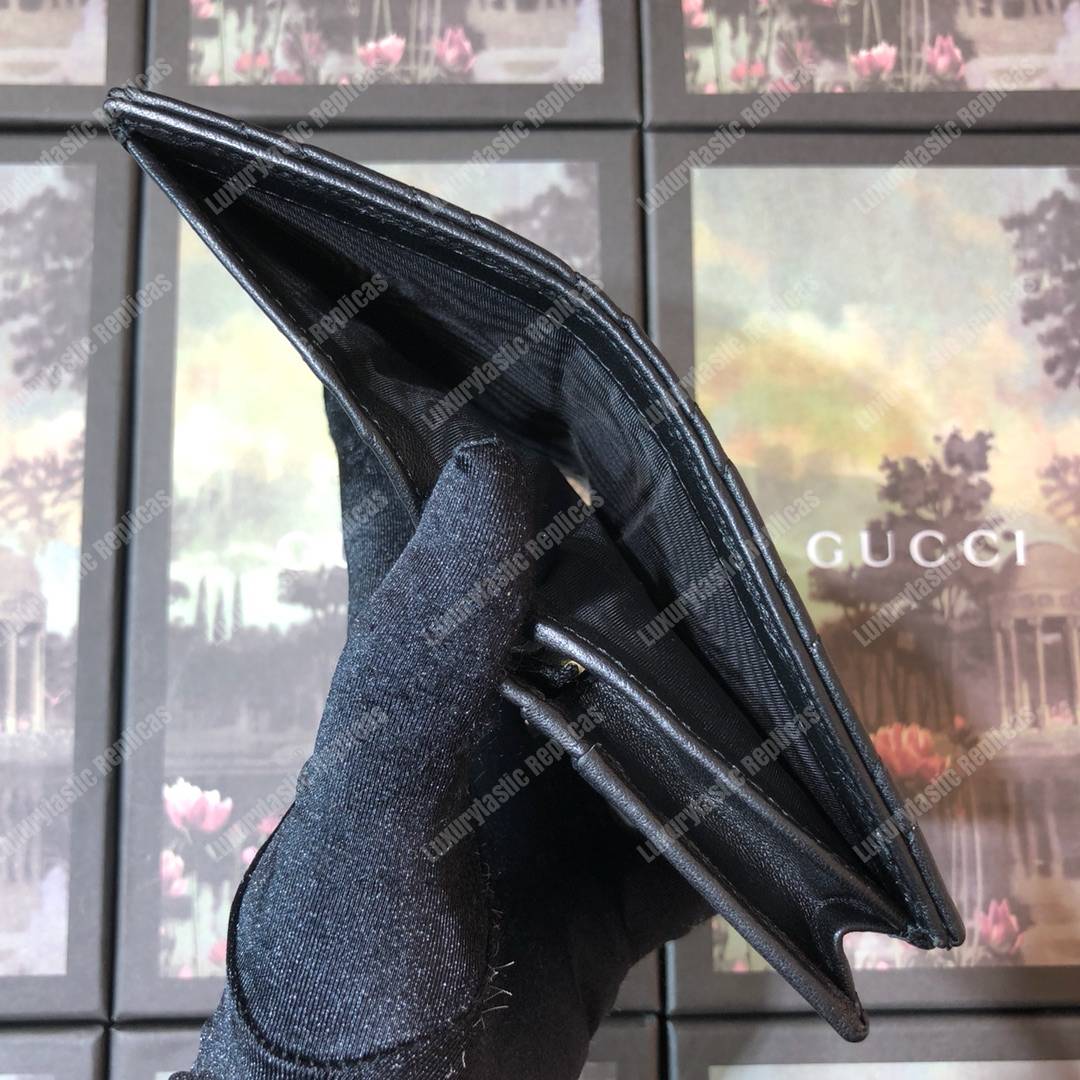 G*u*i gg marmont card case wallet black