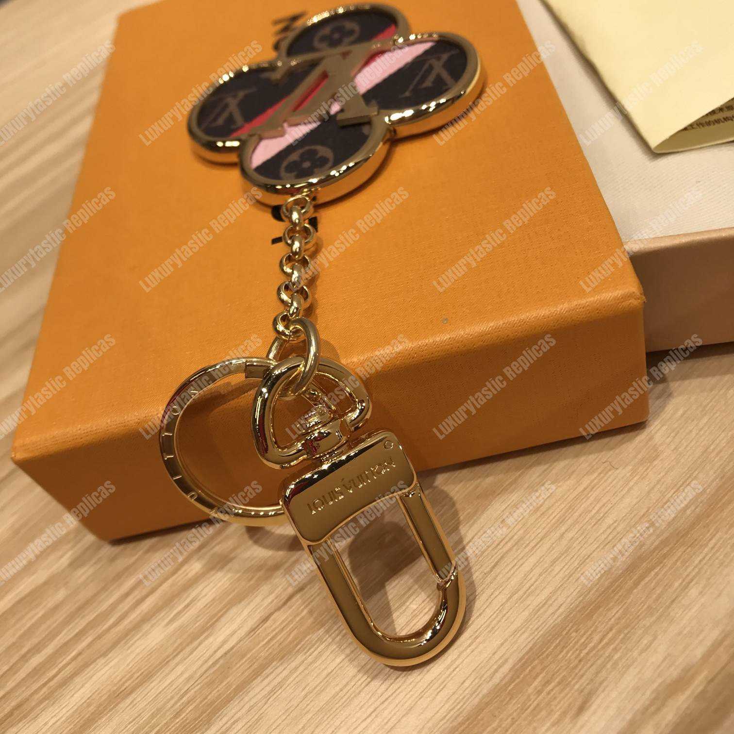 LV Into The Flower Bag Charm and Key Holder