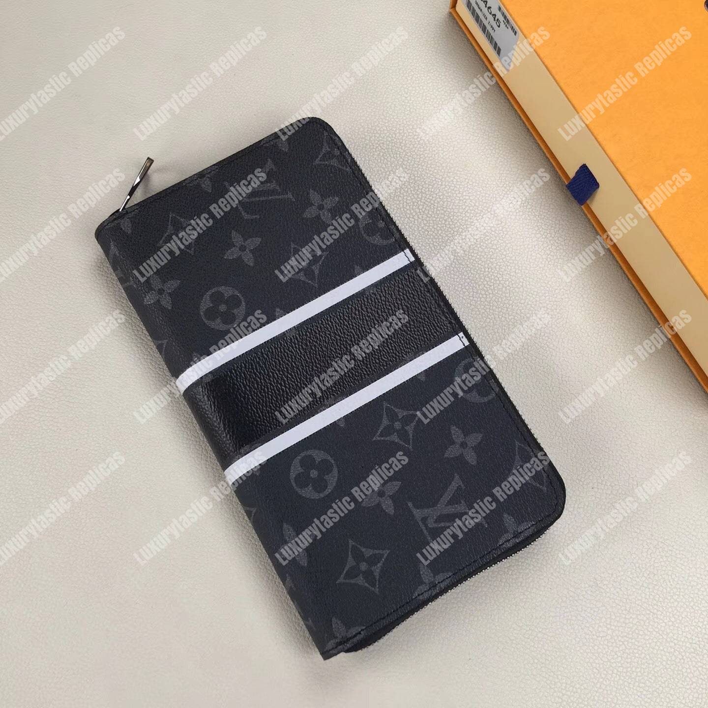 LV Zippy Organizer Monogram Eclipse Canvas