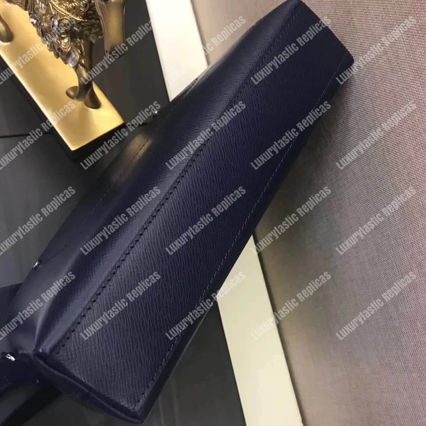LV Taiga Grigori Messenger Bag PM Dark Blue
