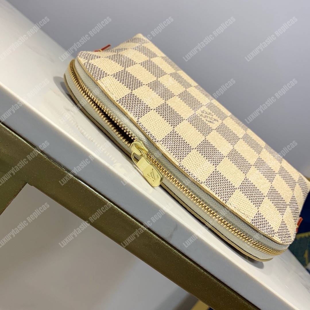 LV Cosmetic Pouch PM Damier Azur Canvas