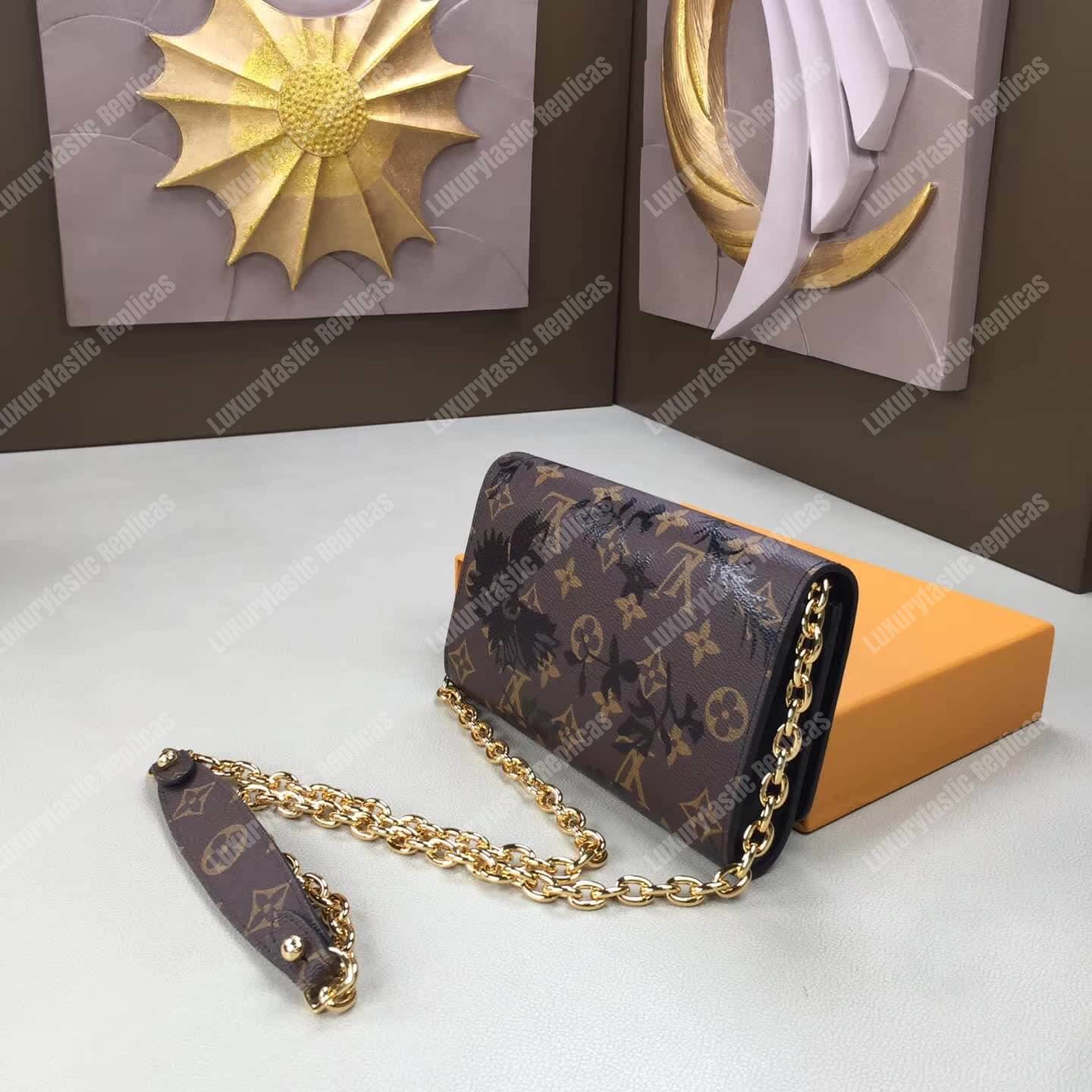 LV Twist Chain Wallet Monogram