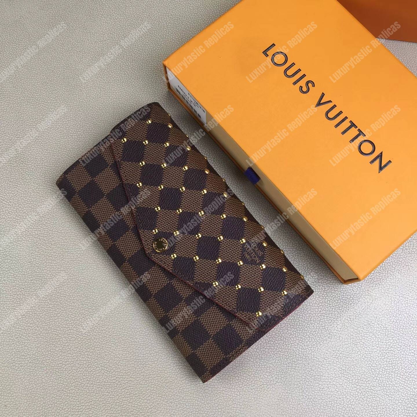 LV Sarah Wallet Damier Ebene