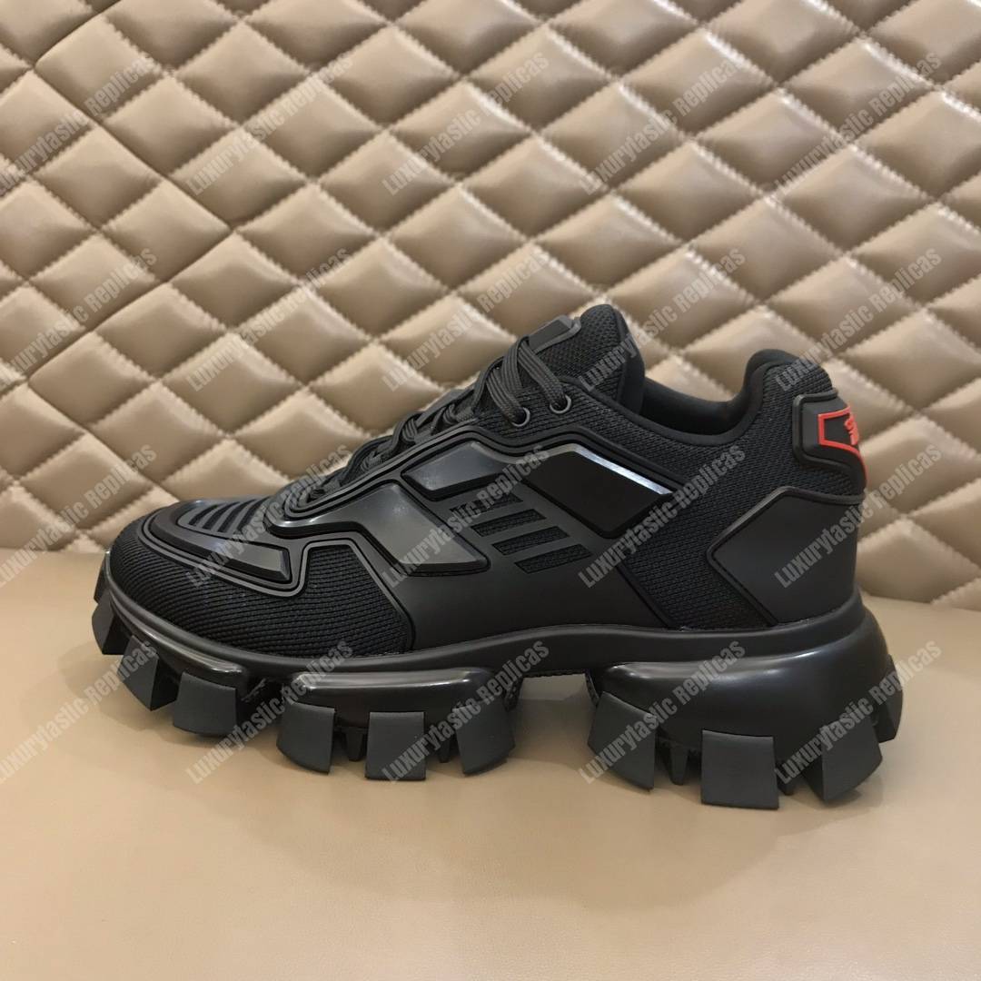 Pra*a cloudbust thunder knit sneakers black