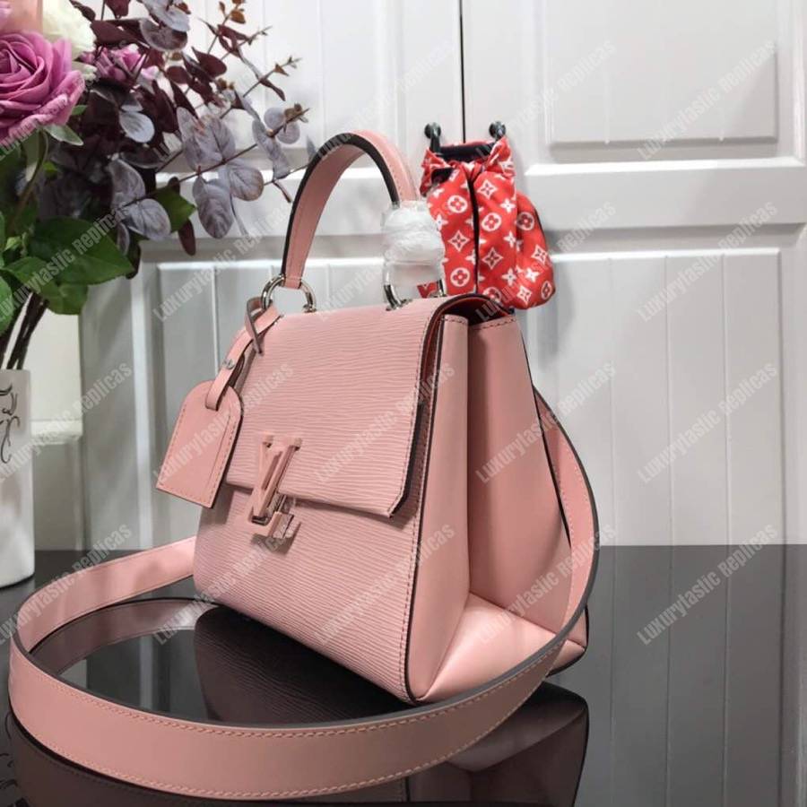 LV Grenelle PM Epi Leather Rose Ballerine