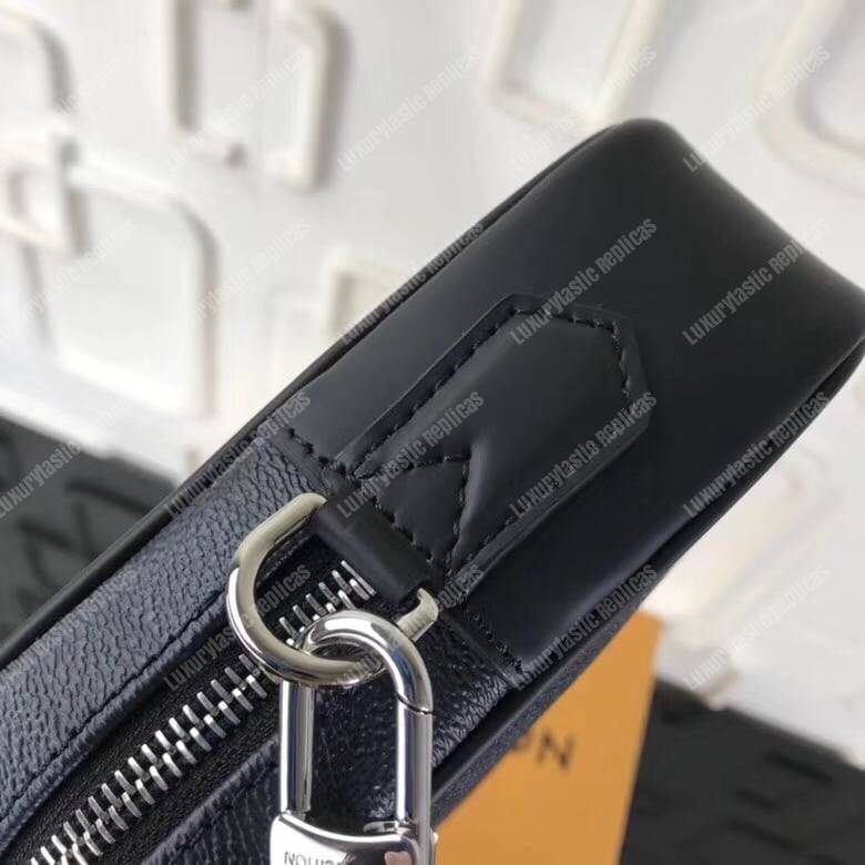 LV Kasai Clutch Damier Graphite Canvas
