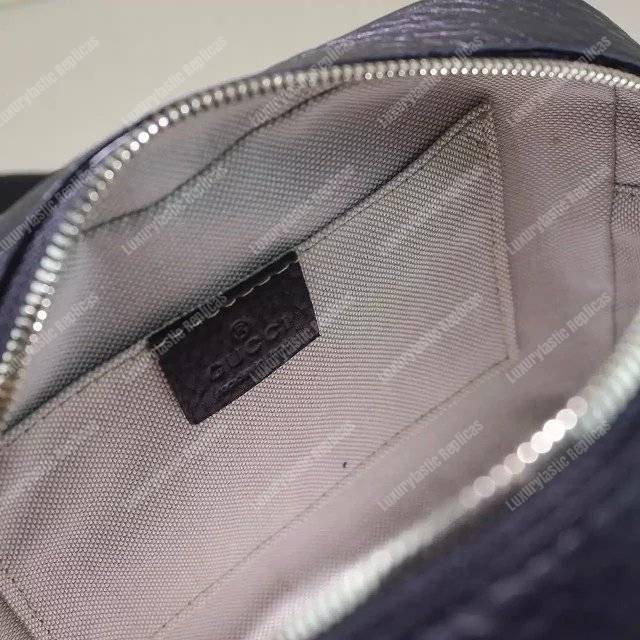 G*u*i soho small leather disco bag black