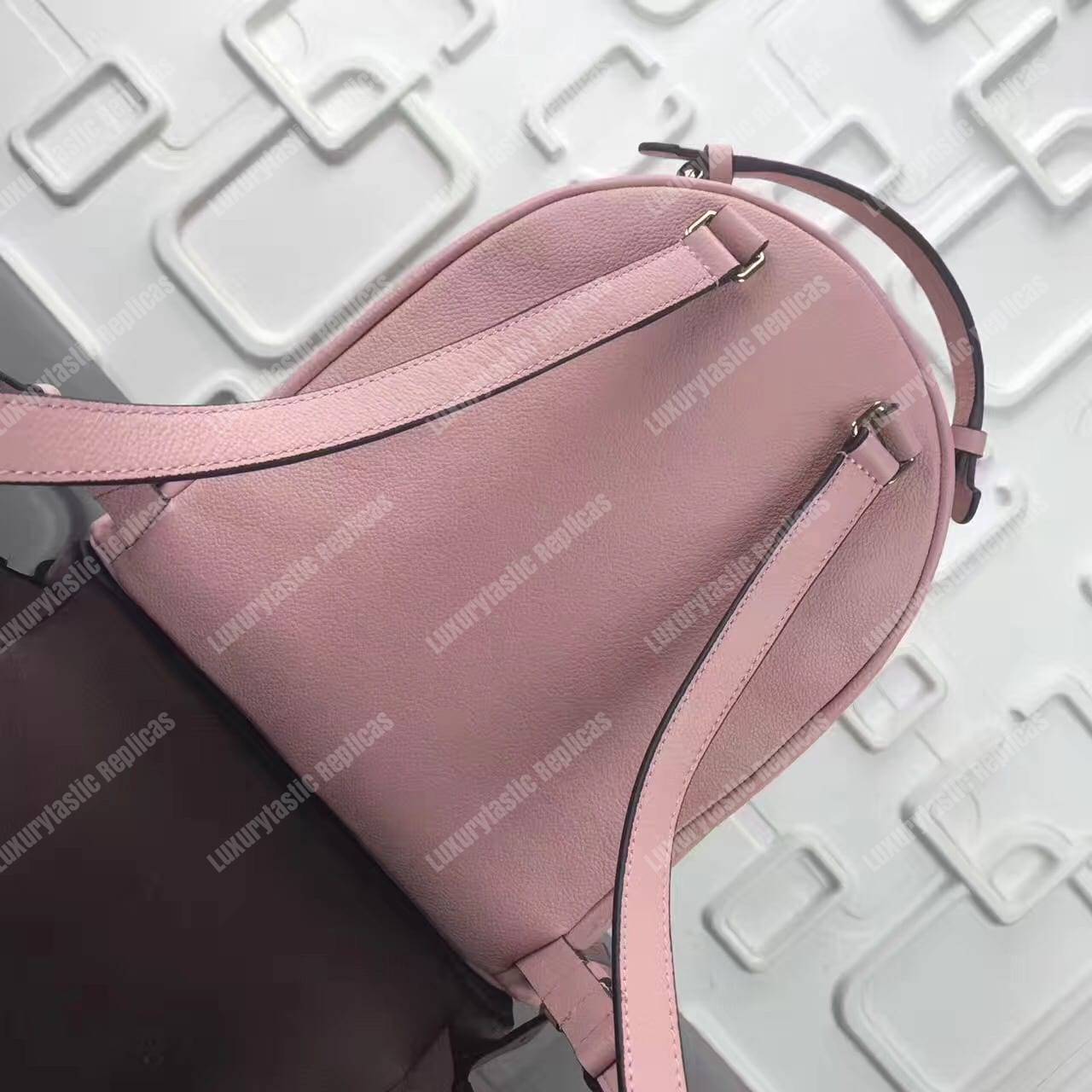 LV Sorbonne Backpack Monogram Empreinte Leather Rose Poudre
