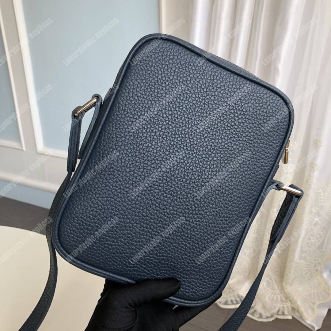 LV Danube Slim PM Navy Blue/Black