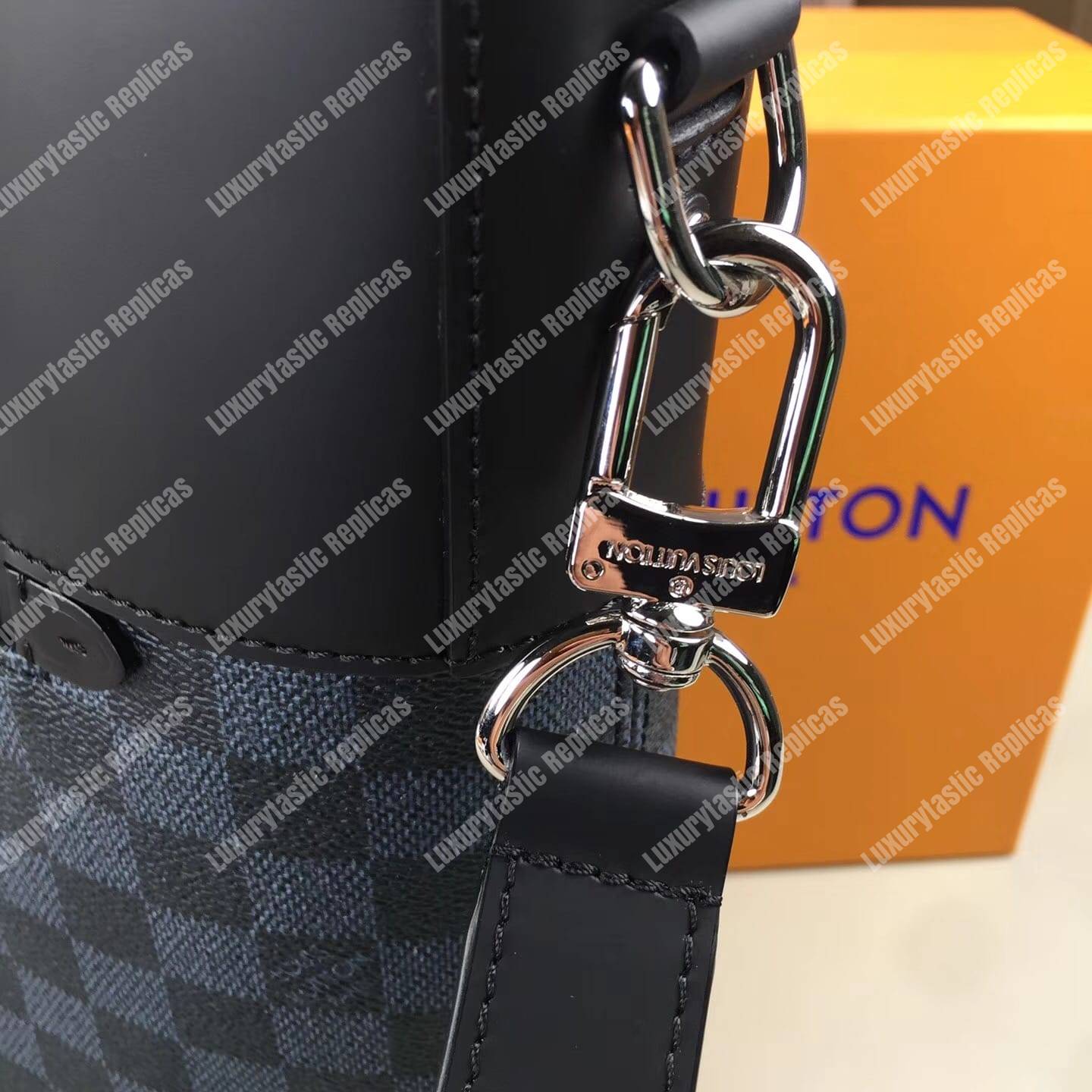 LV Newport Tote Damier Cobalt Canvas