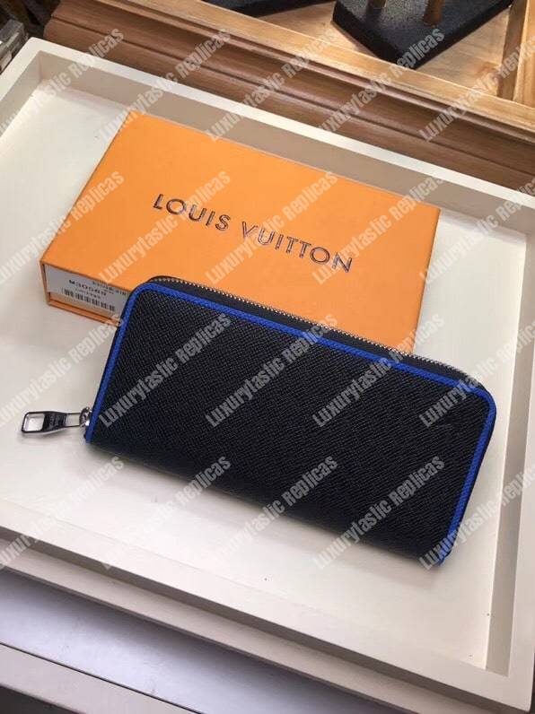 LV Zippy Wallet Vertical Taiga Leather