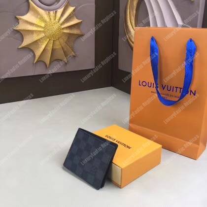 LV Slender ID Wallet Damier Graphite Canvas