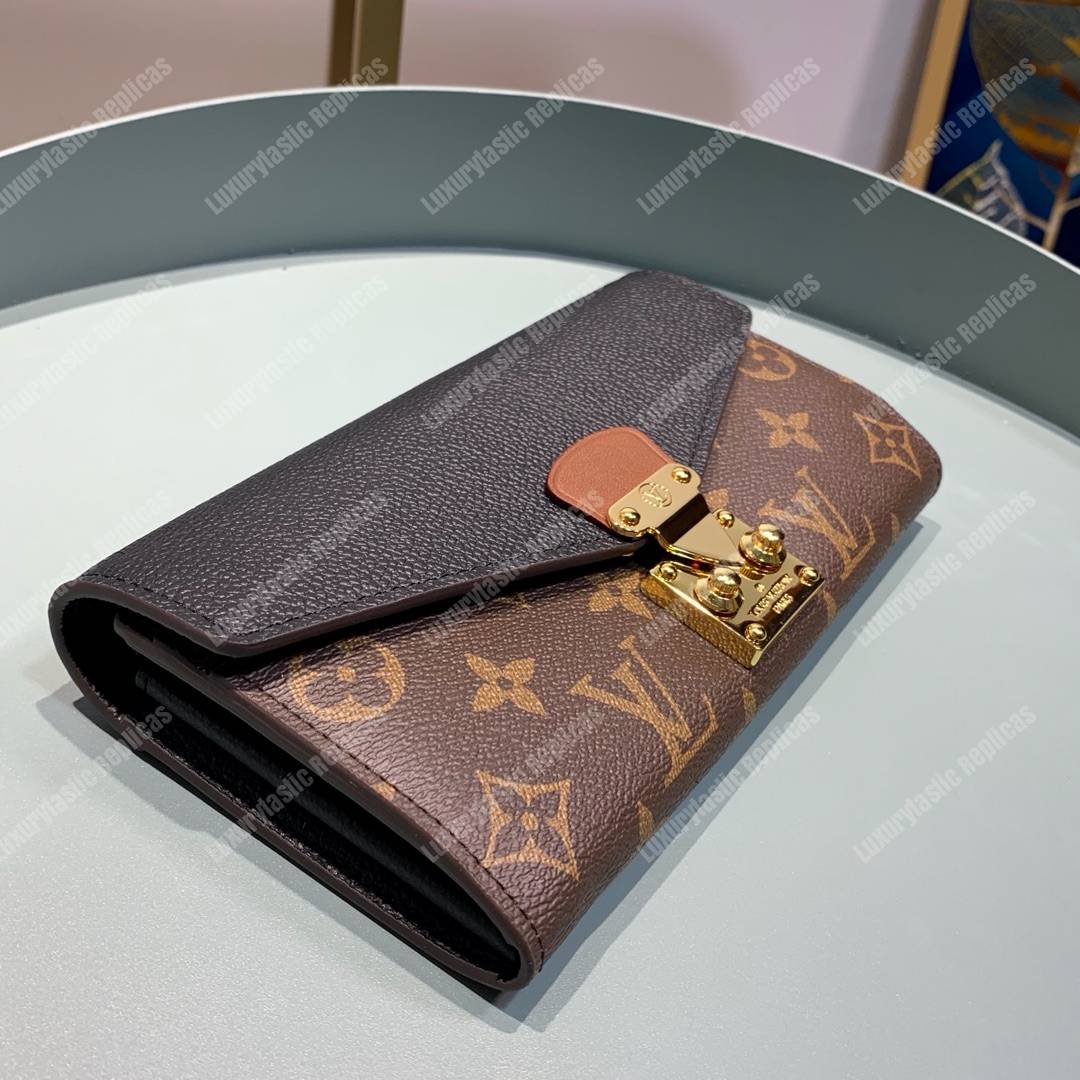 LV Pallet Wallet Monogram Taurillon Leather Noir