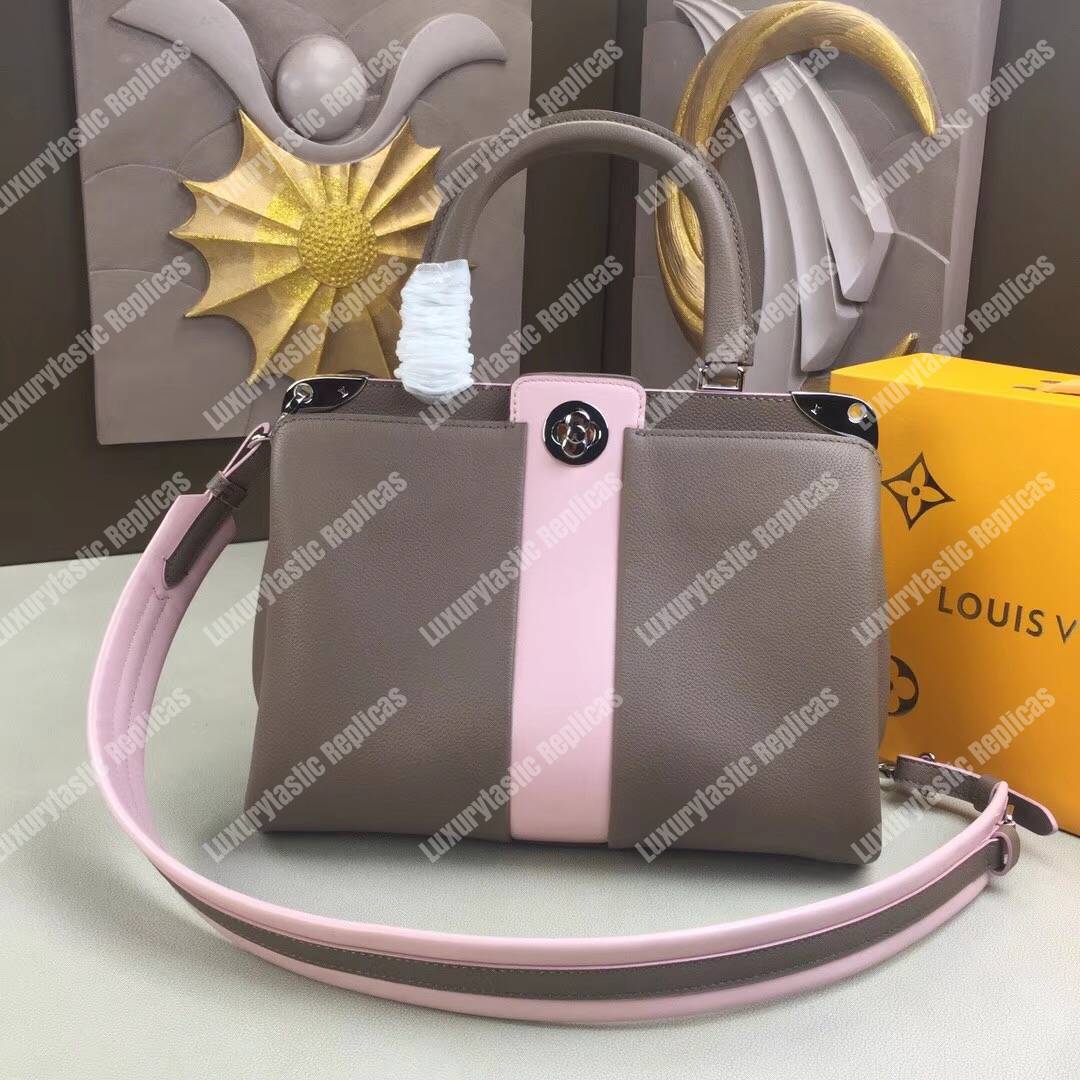 LV Astrid Veau Nuage Leather Taupe