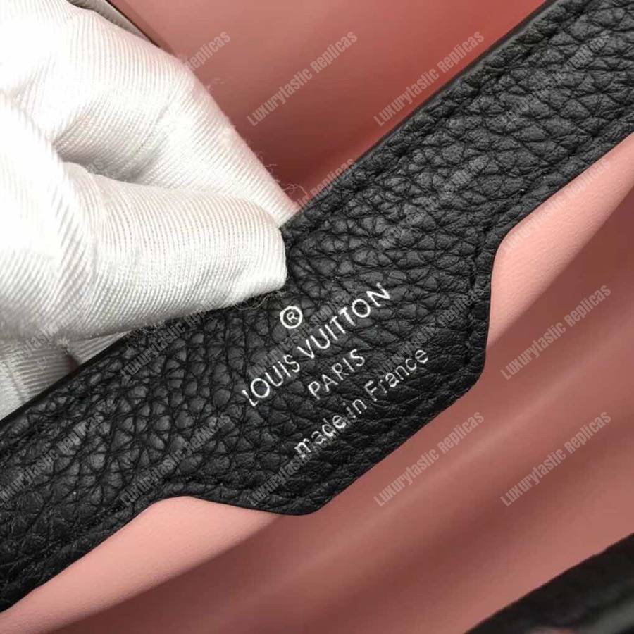 LV Capucines BB Taurillon Monogram Flowers Black