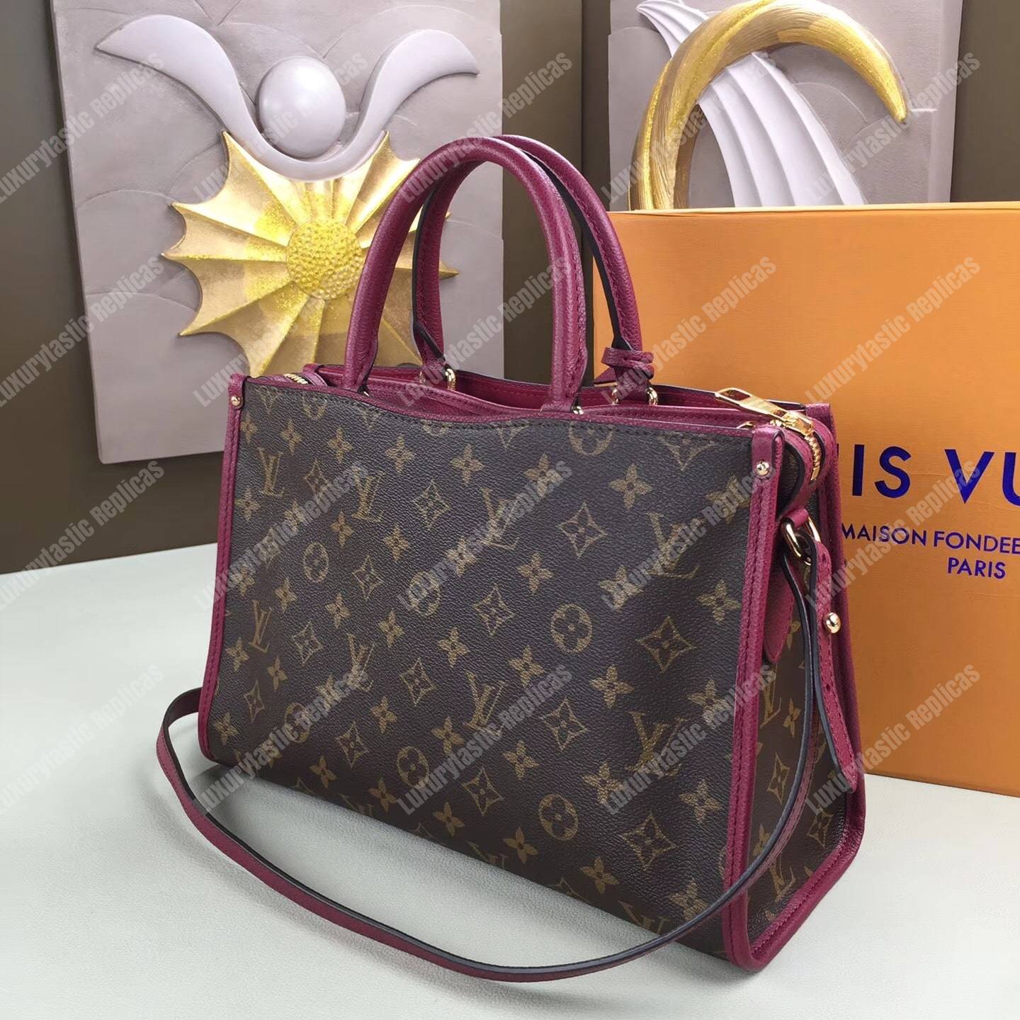 LV Popincourt PM Monogram Raisin